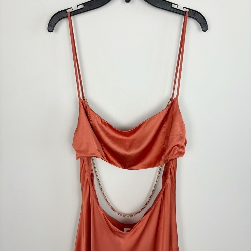 FLAW LPA Adellum Maxi Dress in Copper Size L - Picture 3 of 14